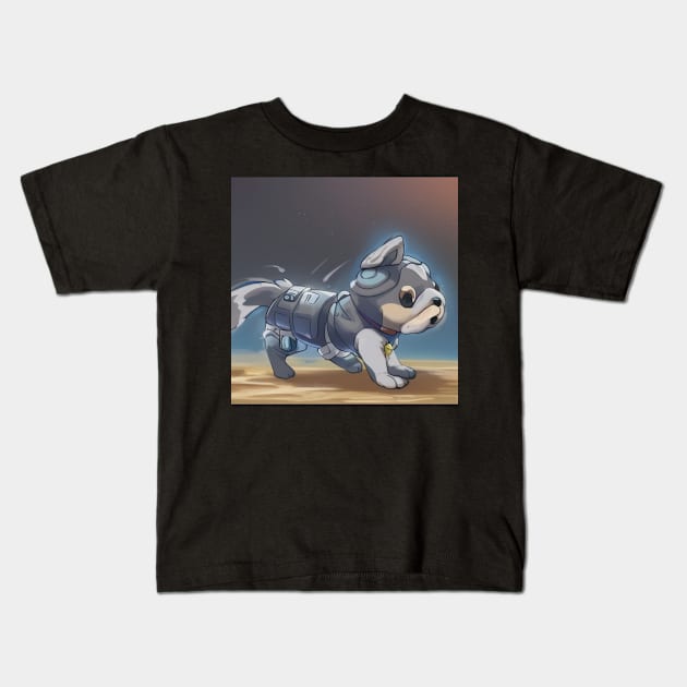 perro loco Kids T-Shirt by camisas de perros 